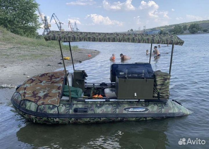 Тент для пвх лодки туристический