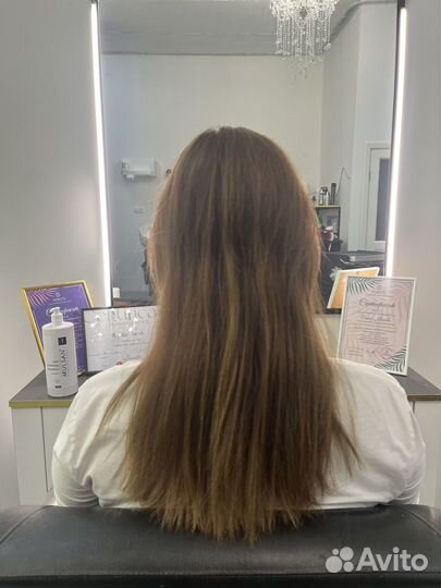 Кератиновое выпрямление волос модель