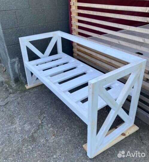Садовая мебель скамья лавка в стиле лофт а