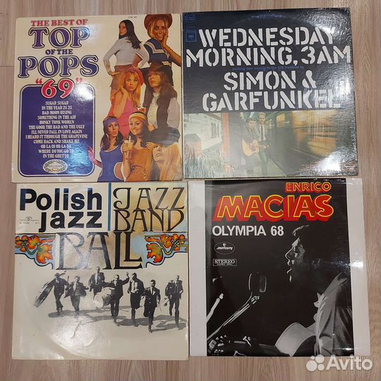 Виниловые пластинки 10штук