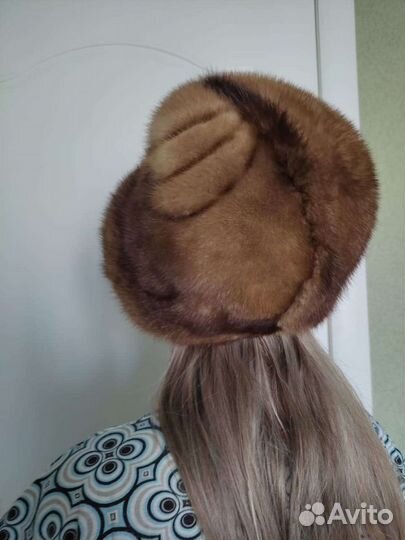 Шапка норковая в хорошем состоянии
