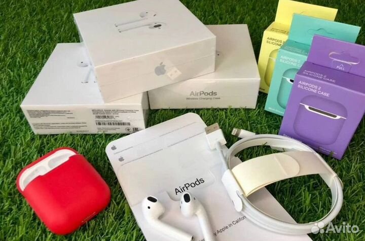 AirPods 2 Premium+ Бесплатная доставка и Чехол