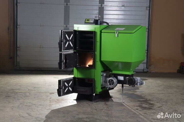 Пеллетный котел отопления без газа