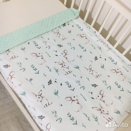 Плед детский плюшевый