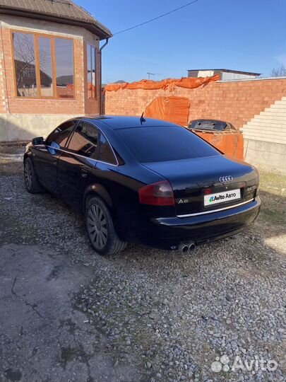 Audi A6 2.5 МТ, 2002, битый, 495 000 км