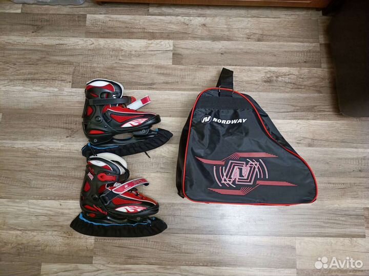 Роликовые коньки детские раздвижные