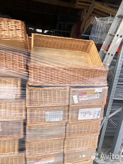 Корзина плетеная бу