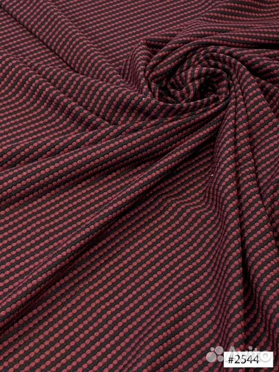 Ткань Кулирка Соты Объемная текстура