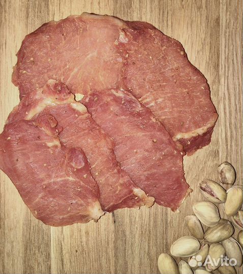 Мясные джерки из свинины