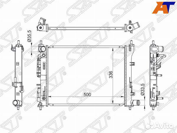 Радиатор KIA RIO