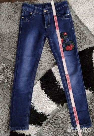 Джинсы утепленные 146 новые