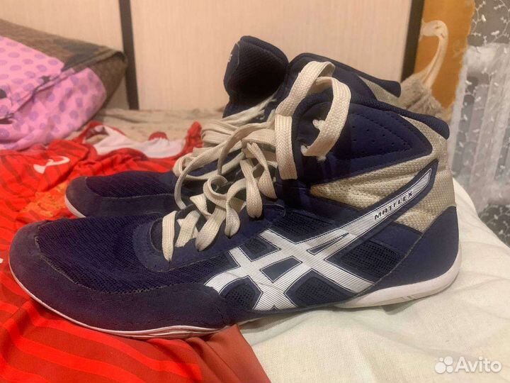 Борцовки asics matflex 6 (синий)