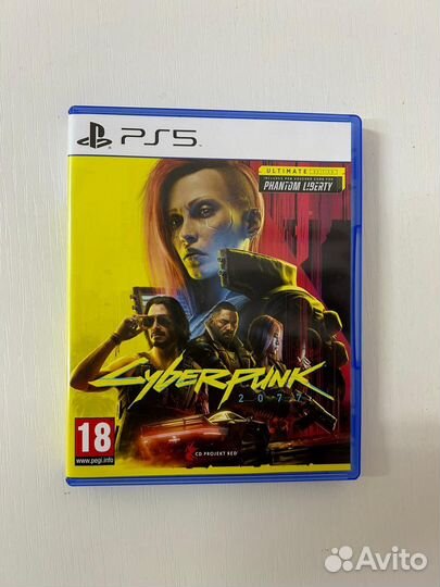 Cyberpunk 2077 ultimate edition ps5 диск бу