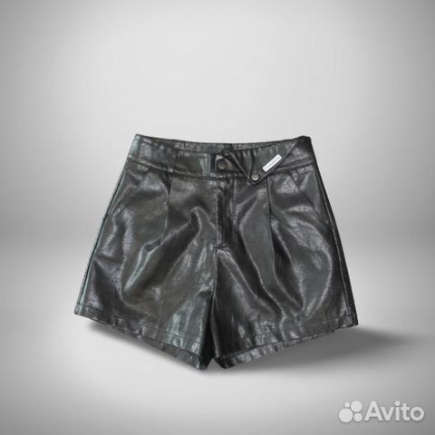 Женские шорты экокожа