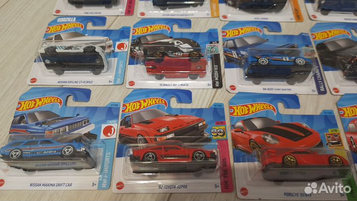 Hot wheels / mercedes 560/delorean/supra/bmw/audi