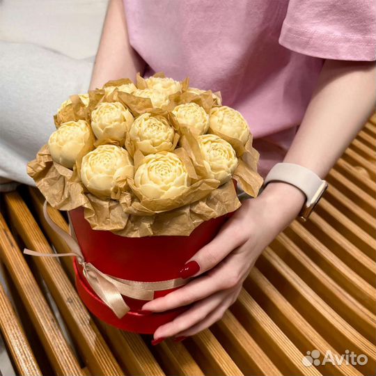 Шоколадные цветы с начинками