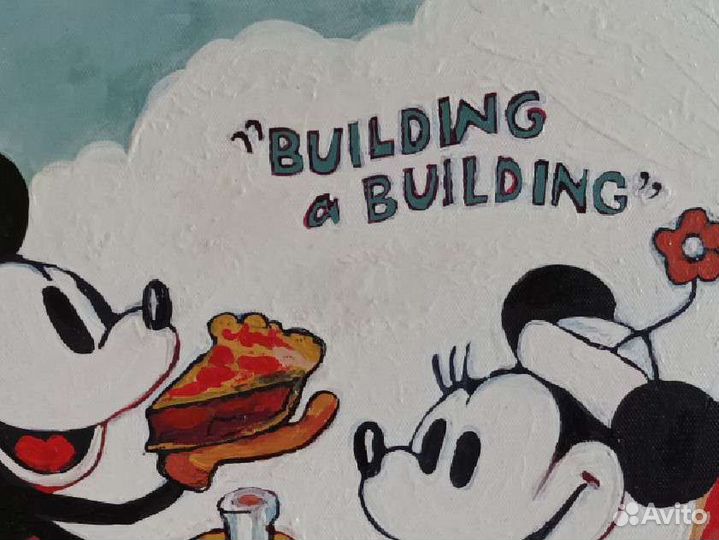 Картина акрилом на холсте