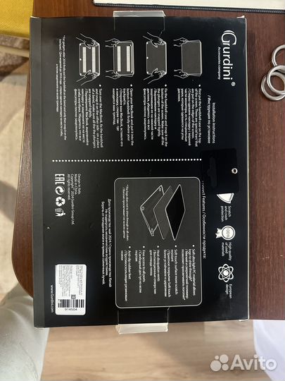 Чехол для MAC Air 13 накладка прозрачная