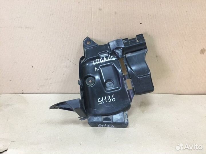 Пыльник двигателя левый Renault Logan 2