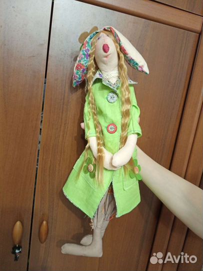 Интерьерная кукла ручной работы tilda