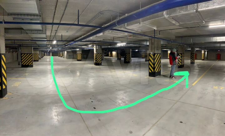 Машиноместо, 13 м²