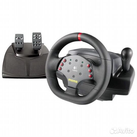 Руль Logitech MoMo racing 900 градусов