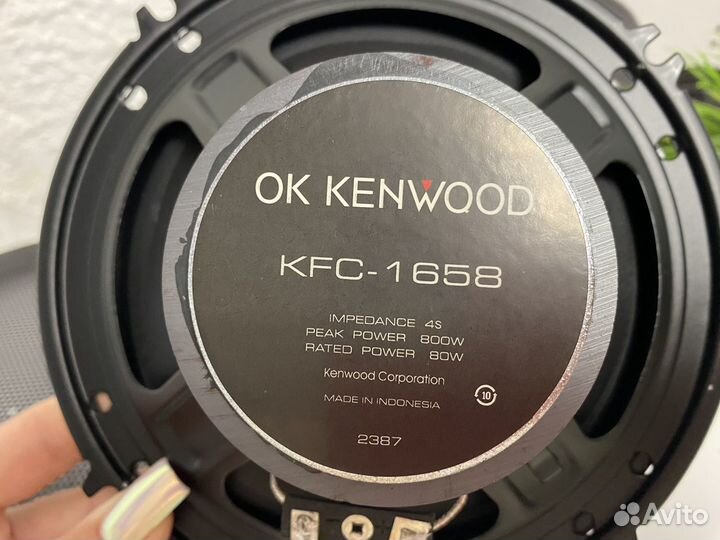 Динамики kenwood 16 см 800w