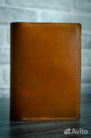 Портмоне для документов из кожи Crazy Horse