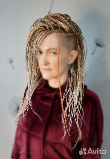 Причёска дреды афрокосы зизи канекалон