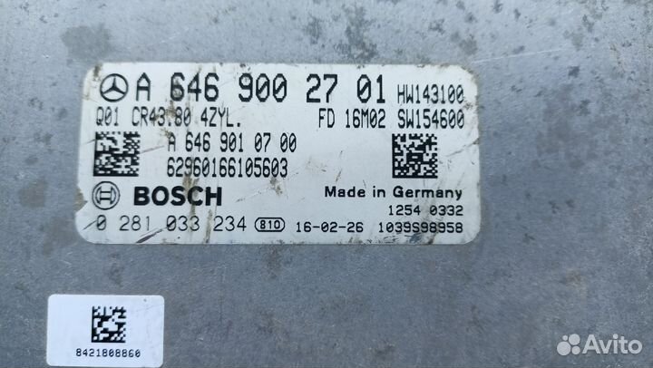 Блок управления двигателем mercedes sprinter