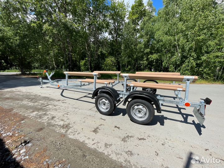 Прицеп для водной техники Кедр Лодочный 75 2 оси