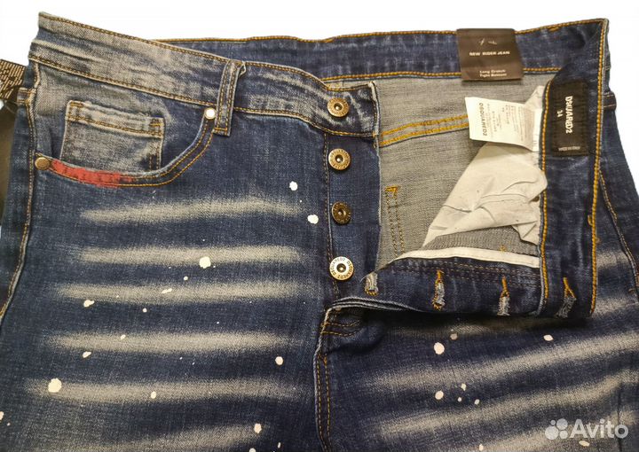 Джинсы мужские dsquared2 новые оригинал на болтах