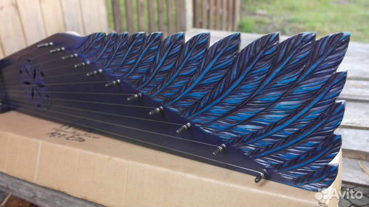 Гусли авторские резные крыловидные 