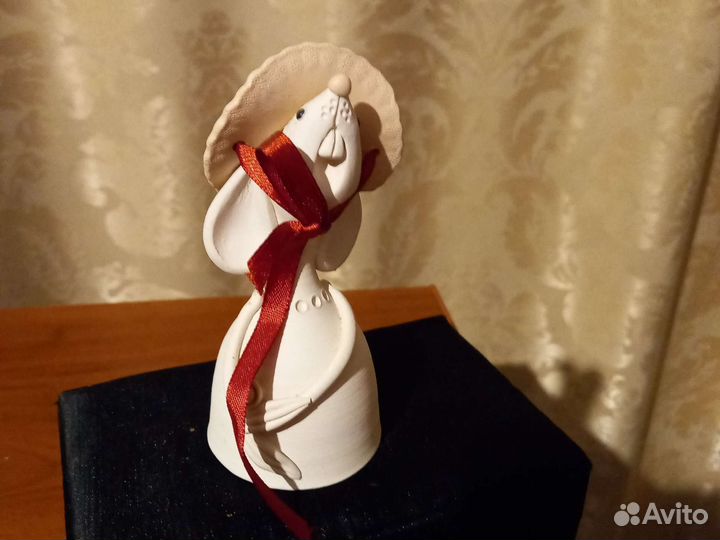 Колокольчики керамика. Крыска. Эмаль