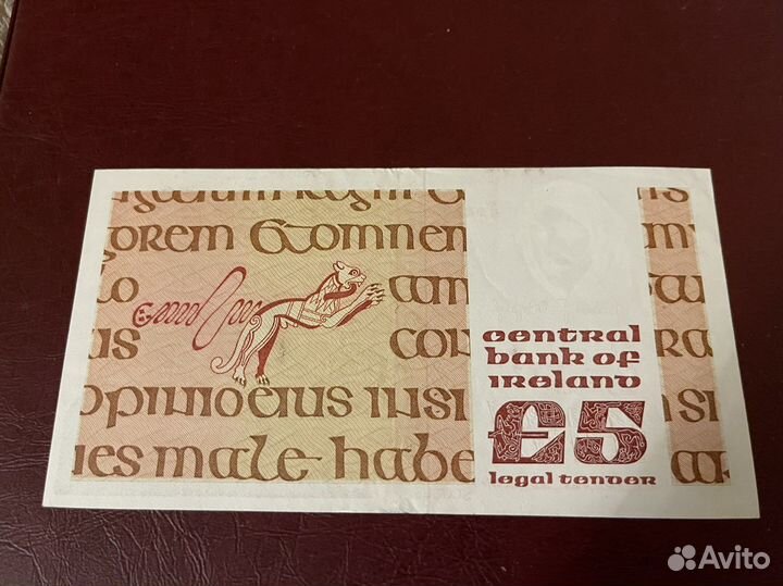 Ирландия 5 фунтов 1984 год