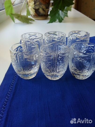 Хрустальные рюмки СССР