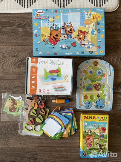 Карточки Melissa&doug и книга Где они живут