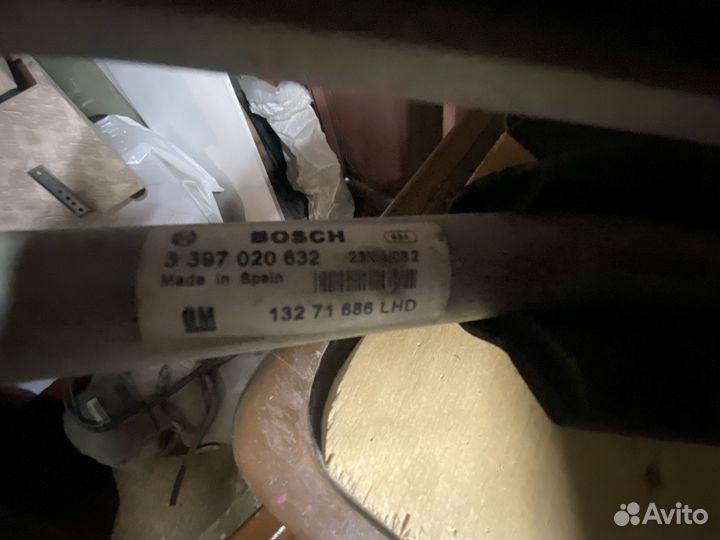 Трапеция дворников с мотром Opel Astra h