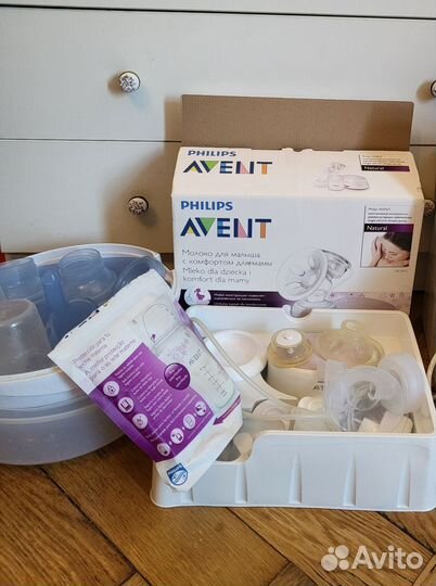 Молокоотсос avent электрический