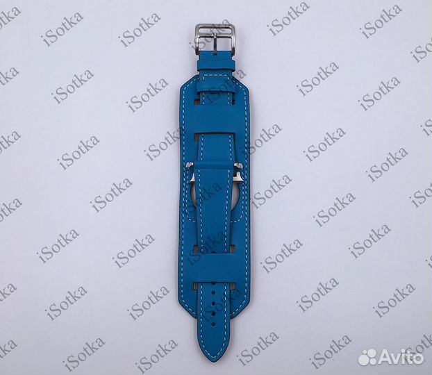 Ремешок Watch Series 38mm/40mm/41mm кожанный широк