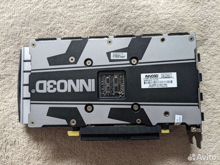 Видеокарта inno3D GeForce RTX 2060 twin X2 6 GB