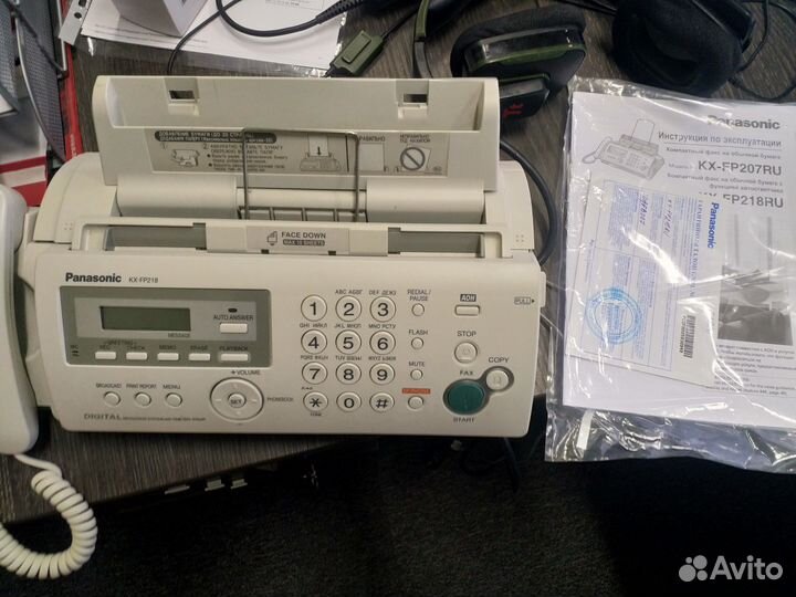 Факс Panasonic KX-FP218RU