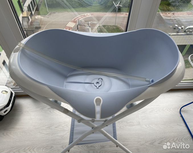 Детская ванночка beabe, подставка, пеленальник