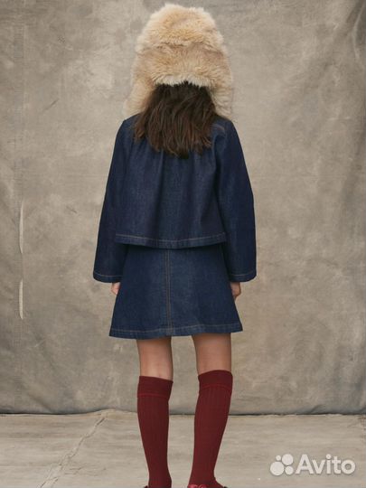 Шапка ушанка детская 56 см