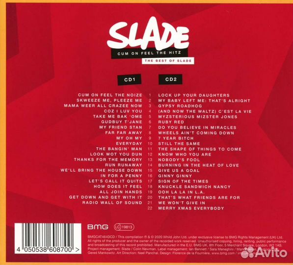 Slade - Cum On Feel The Hitz: The Best Of Slade (2 CD)