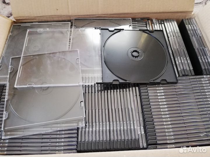 Коробки (боксы) для CD, DVD + бонусом CD,DVD-диски