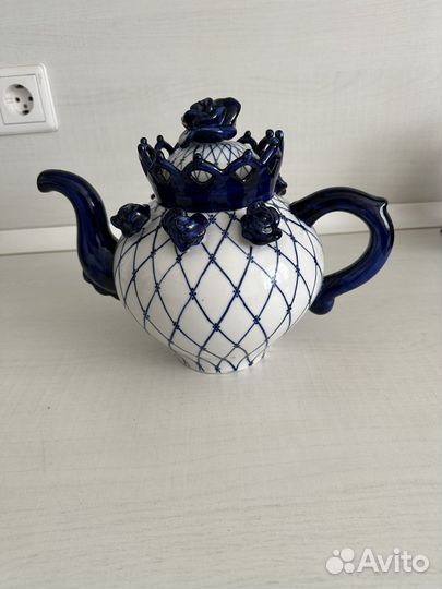 Чайник заварочный Гжель СССР