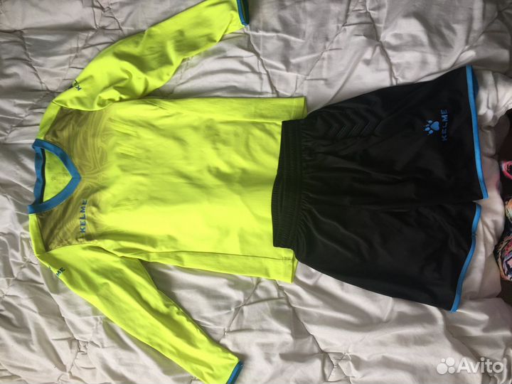 Вратарская/ футбольная форма kelme, на рост 140 см