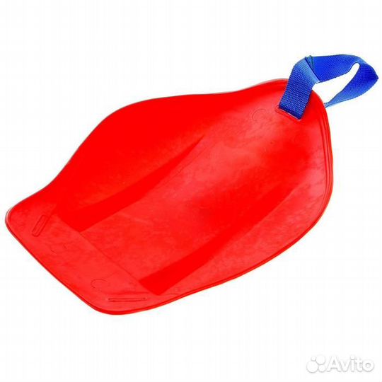 Санки-ледянки с ручкой-ремнем микс 789053