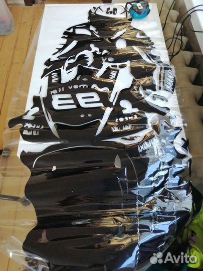 Интерьерные наклейки 4шт (разные)